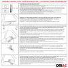 Fensterleisten Zierleisten für Opel Meriva 2002-2010 Edelstahl Chrom 4tlg