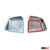 Spiegelkappen Spiegelabdeckung für Fiat Doblo 2010-2022 Chrom ABS Matt 2tlg