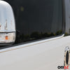 Fensterleisten Zierleisten für Fiat Doblo 2010-2021 Edelstahl Chrom 4tlg
