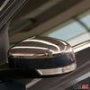 Spiegelkappen Spiegelabdeckung für Ford Focus 2004-2012 Edelstahl Silber 2tlg
