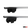 Roof rack luggage rack for Opel Mokka/Mokka X 2012-2019 TÜV ABE aluminum silver 2x
