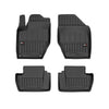 OMAC Gummi Fußmatten für Citroen DS4 2011-2015 Premium TPE Automatten Schwarz 4x