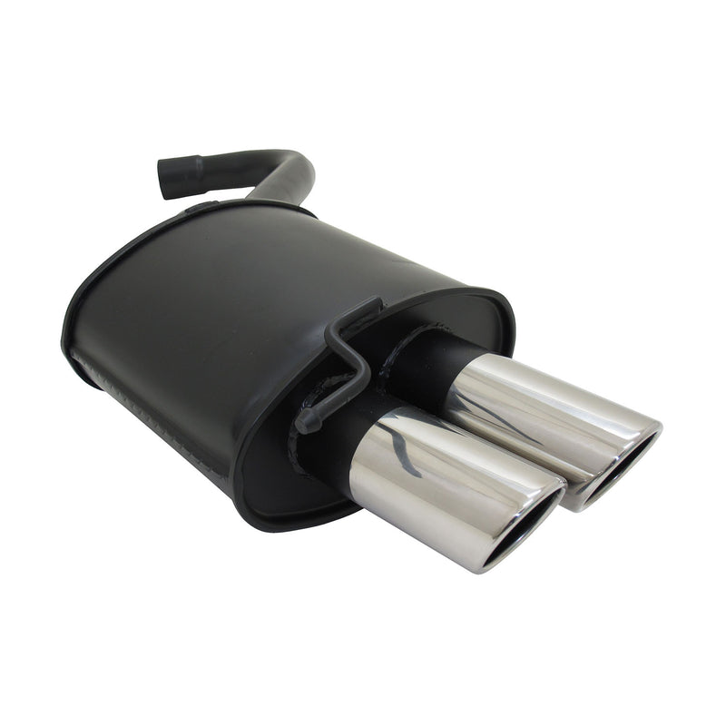 Novus Sportauspuff für BMW E90 / E91 2x76mm SR-Design Endschalldämpfer mit ABE